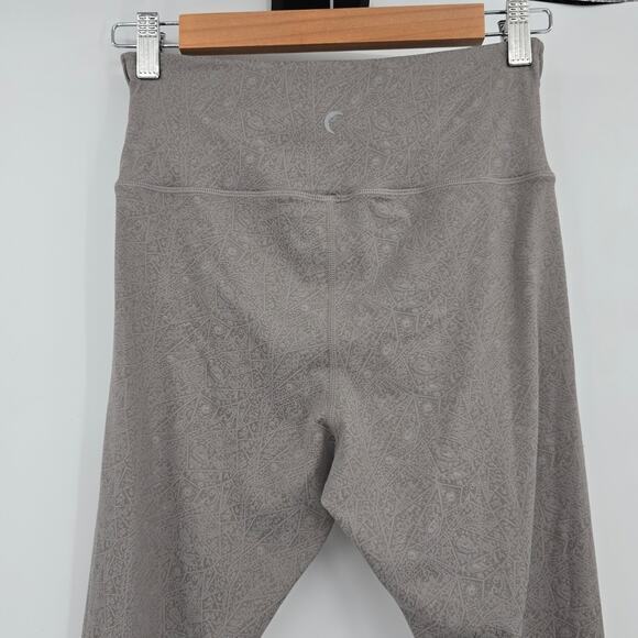 Zyia Active Women's Cement Croise Hi Rise 7/8 Leggings With Crossover Waist Smal - Picture 5 of 11